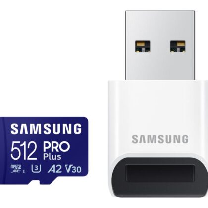 MEMORY MICRO SDXC PRO+ 512GB/W/ADAPT. MB-MD512SB/WW SAMSUNG MB-MD512SB/WW 8806094780680