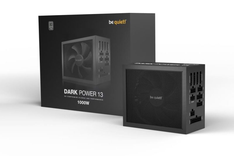 Power Supply BE QUIET 1000 Watts Peak Power 1100 Watts Efficiency 80 PLUS TITANIUM PFC Active MTBF 100000 hours BN335 BN335 4260052189405