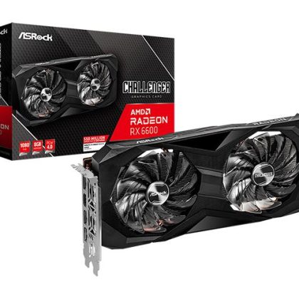 Graphics Card ASROCK AMD Radeon RX 6600 8 GB GDDR6 128 bit PCIE 4.0 16x GPU 1626 MHz Dual Slot Fansink 1xHDMI 3xDisplayPort RX6600CLD8G RX6600CLD8G 4710483935749