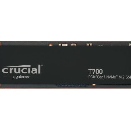 SSD CRUCIAL T700 4TB M.2 PCIe Gen5 NVMe TLC Write speed 11800 MBytes/sec Read speed 12400 MBytes/sec TBW 2400 TB CT4000T700SSD3 CT4000T700SSD3 649528935687