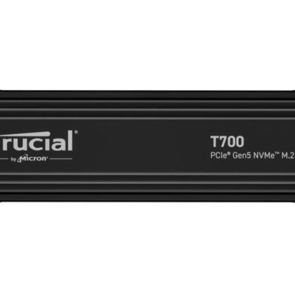 SSD CRUCIAL T700 2TB M.2 PCIe Gen5 NVMe TLC Write speed 11800 MBytes/sec Read speed 12400 MBytes/sec TBW 1200 TB CT2000T700SSD5 CT2000T700SSD5 649528936738