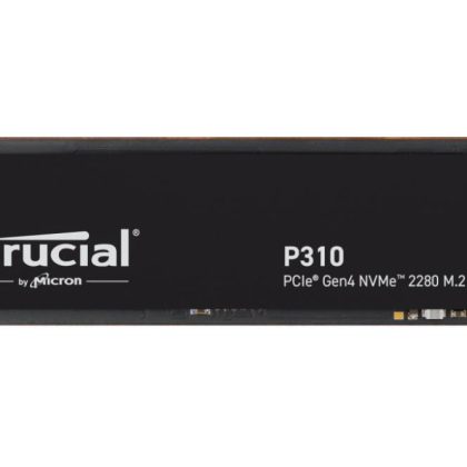 SSD CRUCIAL P310 2TB M.2 PCIe Gen4 NVMe 3D NAND Write speed 6000 MBytes/sec Read speed 7100 MBytes/sec TBW 440 TB CT2000P310SSD8 CT2000P310SSD8 649528942241